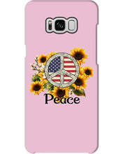 Load image into Gallery viewer, Peace Sign Sunflower Birthday Gift For Girls Phone case
