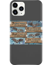 Load image into Gallery viewer, Do What Makes You Happy With Bats Gift For Girls Phone case
