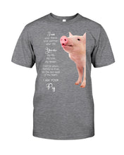 Load image into Gallery viewer, Pig I'm Your Friend Gift For Pig Lovers Guys Tee
