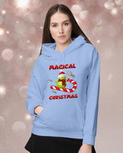 Load image into Gallery viewer, Tennis Players Magical Christmas Snowman Gift For Women Hoodie
