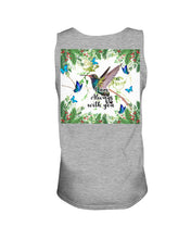 Load image into Gallery viewer, Hummingbird With English Daisy Gift For Birds Lovers Unisex Tank Top
