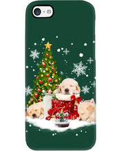 Load image into Gallery viewer, Funny Golden Retrievers Sleep In Red Boots Gift For Dog Lovers Phone case
