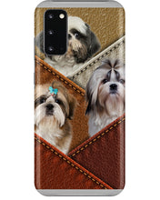 Load image into Gallery viewer, Three Cute Shih Tzu In Bag Gift For Dog Lovers Phone case
