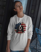 Load image into Gallery viewer, English Cocker Spaniel US Sunflower Gift For Dog Lovers Unisex Long Sleeve
