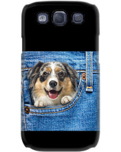 Load image into Gallery viewer, Australian Shepherd In Denim Pocket Gift For Dog Lovers Phone case
