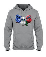 Load image into Gallery viewer, Lovely Phone Case Three Owl With US Flag Gift For Owl Lovers Hoodie
