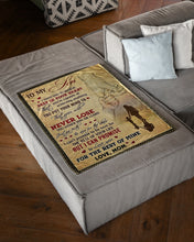 Load image into Gallery viewer, You Either Win Or Learn Shadow Of Mom And A Boy Mama Gift For Son Fleece Blanket
