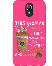 Load image into Gallery viewer, The Quarantine Time With Yarn And Coffee Gift For Women Phone case
