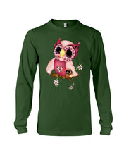 Load image into Gallery viewer, Lovely Tote Bag Owl Perchs On Branch Gift For Owl Lovers Unisex Long Sleeve
