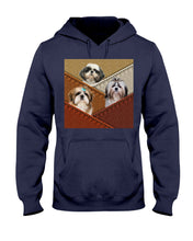 Load image into Gallery viewer, Three Cute Shih Tzu In Bag Gift For Dog Lovers Hoodie
