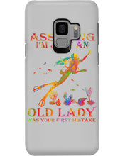 Load image into Gallery viewer, Assuming I'm Just An Old Lady Was Your First Mistake Phone case
