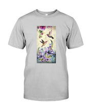Load image into Gallery viewer, Humming Birds Flower Unique Custom Design Guys Tee

