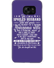 Load image into Gallery viewer, Shes Stubborn Messy And A Brat At Times Black Gift For Husband Phone case
