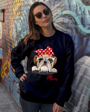 Load image into Gallery viewer, Black Phone Case Bulldog Mom Gift For Bulldog Lovers Sweatshirt

