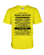 Load image into Gallery viewer, Increible Esposa Nacida En Diciembre Birthday Meaningful Gift Guys V-Neck

