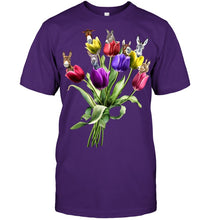 Load image into Gallery viewer, Vintage Funny Donkey With Tulip Trending For Donkey Lovers Guys Tee
