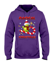 Load image into Gallery viewer, Tennis Players Magical Christmas Snowman Gift For Women Hoodie
