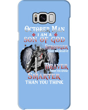 Load image into Gallery viewer, October Man Son Of God Birthday Meaningful Gift For Men Phone case
