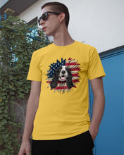 Load image into Gallery viewer, English Cocker Spaniel US Sunflower Gift For Dog Lovers Guys Tee
