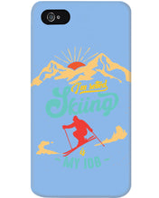 Load image into Gallery viewer, I'm Retired Skiing Is My Job Mountainous Terrain Phone case
