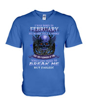 Load image into Gallery viewer, They Are A Reminder Of Time When Life Try To Break Me Gift For February  Men Guys V-Neck
