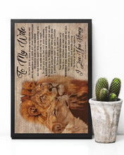 Load image into Gallery viewer, Gift For Honey  Custom Design Thank You For Always Being By My Side Vertical Poster
