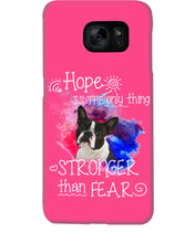 Load image into Gallery viewer, ln Boston Terrier Hope Is The Only Thing Gift For Dog Lovers Phone case
