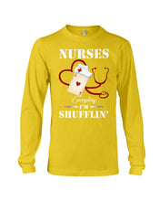 Load image into Gallery viewer, Nurses Everyday I’m Shufflin’ Custom Design Gift For Nurse Unisex Long Sleeve
