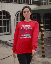 Load image into Gallery viewer, I Do Need All These Horses Dogs And Cats Unisex Long Sleeve
