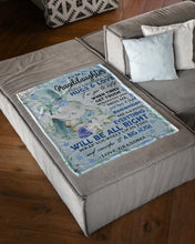 Load image into Gallery viewer, Cute Elephant Grandma Gift For Granddaughter I Filled This Blanket With Hugs And Love For You To Hold Fleece Blanket
