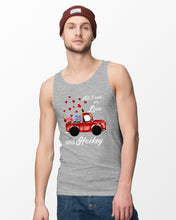 Load image into Gallery viewer, All I Need Are Love And Hockey Gift For Hockey Players Unisex Tank Top
