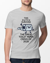 Load image into Gallery viewer, Dutch Survived The Great Toilet Paper Crisis Of 2020 For Personalized Nation Gift Guys Tee
