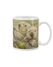 Load image into Gallery viewer, Otter Couple Art Painted Gift For Otter Lovers Mug
