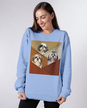 Load image into Gallery viewer, Three Cute Shih Tzu In Bag Gift For Dog Lovers Sweatshirt
