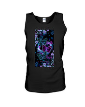Load image into Gallery viewer, Purple Phone Case With Butterfly Faith Hope Love Suicide Awareness Gift Unisex Tank Top
