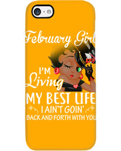 Load image into Gallery viewer, Betty Boop February Girl Living My Best Life Birthday Meaningful Gift Phone case
