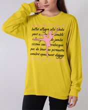 Load image into Gallery viewer, Ballet Words Pink Pattern Gift For Ballet Dancer Unisex Long Sleeve
