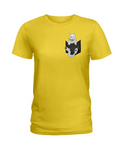 Load image into Gallery viewer, Cat In Your Front Pocket Great Gift For Cat Lovers Ladies Tee
