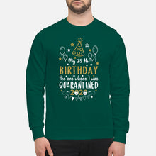 Load image into Gallery viewer, Vintage Funny My 45th Birthday The One Where I Was Quarantined Sweatshirt
