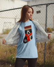 Load image into Gallery viewer, Santa Border Collie In Stock Gift For Dog Lovers Guys Tee
