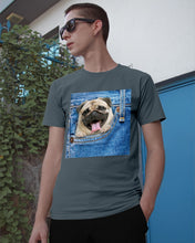 Load image into Gallery viewer, baby Pug In Denim Pocket Gift For Dog Lovers Guys Tee
