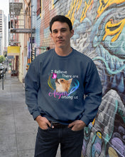 Load image into Gallery viewer, I Believe There Are Angels Among Us Gift For Chihuahua Lovers Sweatshirt

