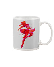Load image into Gallery viewer, Colorful Red Pink Ballet Girl Gift For Ballet Dancer Mug
