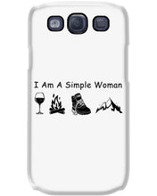 Load image into Gallery viewer, Simple Woman Loves Wine Camping Shoes And Climbing Phone case
