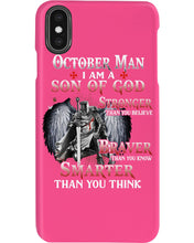 Load image into Gallery viewer, October Man Son Of God Birthday Meaningful Gift For Men Phone case
