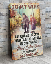 Load image into Gallery viewer, Go Fishing You Are My Queen Forever Grumpy Old Husband Gift For Wife Matte Canvas

