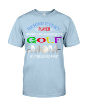 Load image into Gallery viewer, Golf Who Believes In Herself Gift For Sport Lovers Guys Tee
