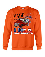 Load image into Gallery viewer, Horse Made In The America Red Car Gift For Horse Lovers Sweatshirt
