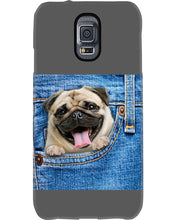Load image into Gallery viewer, baby Pug In Denim Pocket Gift For Dog Lovers Phone case
