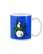 Load image into Gallery viewer, Funny Cat Playing Drums Great Gift For Cat Lovers Mug
